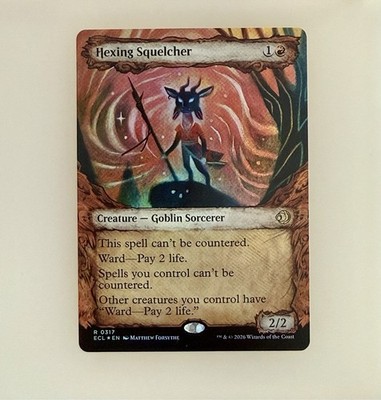 Magic the Gathering: Hexing Squelcher (Showcase) Lorwyn Eclipsed Foil NM