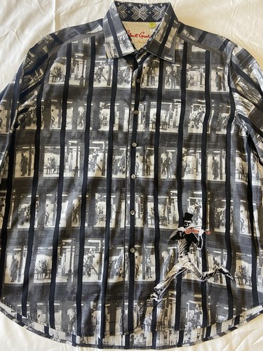 Robert Graham Limited Edition Rats The Musical Dress Shirt 3XL Classic Fit - Picture 2 of 20