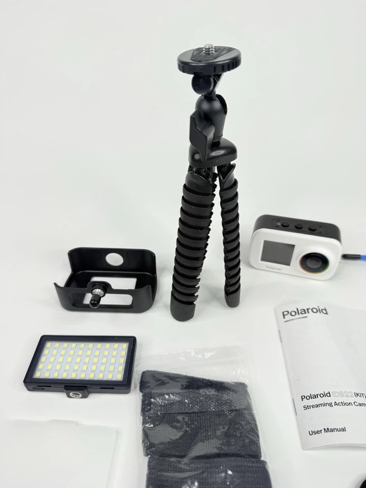 Polaroid iD922 Streaming Action Camera - Blue With Accessories - Image 4 of 4