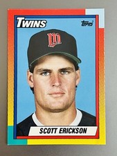 1990 Scott Erickson ROOKIE RC Topps Traded #29T