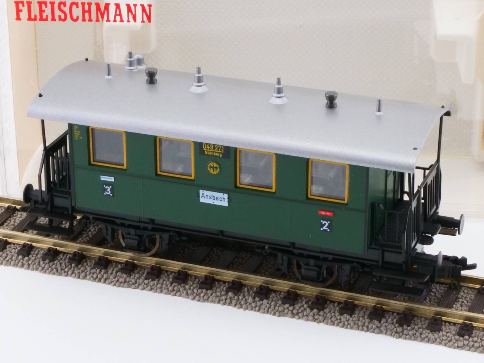 Fleischmann 5052 K H0 Passenger Car DRG Epoch II Mint OVP ST 1707-06-75