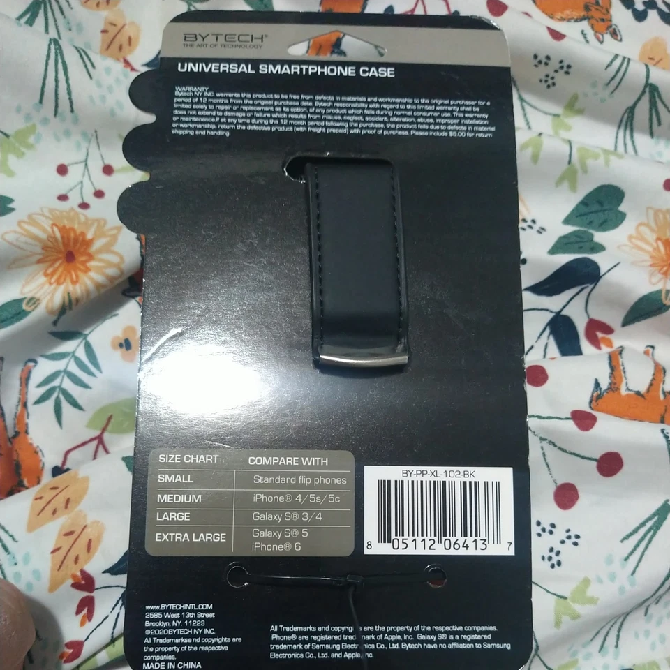 Bytech Large Vertical Universal Smartphone Holster Case – Fits iPhone 6 & Other - Image 3 of 4