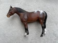 Pretty OOAK Vintage Custom CM Breyer Quarter Horse Yearling Bay Appaloosa 2004