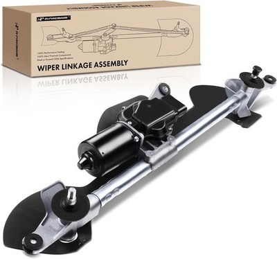  Front Windshield Wiper Motor and Linkage Assembly Compatible with Chevrolet & 