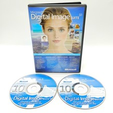 Microsoft Digital Image Suite 10 Windows PC, 2004, 2-Disc Set Fast Free Ship
