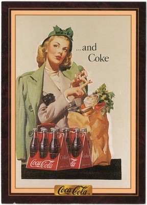 Coca-Cola Series 3 #295 Original Art - 1946 Single Card 1994 Collect-A-Card