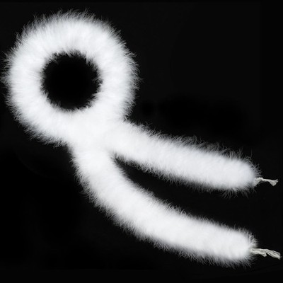 White Marabou Feather Boa 22g 2 Yards Party Bulk Wedding Decoration