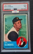1963 Topps Set-Break #540 Roberto Bob Clemente PSA 7.5 NM+ w/ MBA Silver Appeal