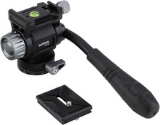 LEFTFOTO Mini Tripod Fluid Head Pan Tilt Head with Panoramic Ball Head and Arca