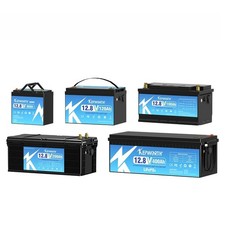 LiFePO4 Deep Cycle Battery 12V 100Ah 120Ah 180Ah 300Ah Built-in Upgraded BMS USA