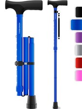 Walking Cane  Single Tip Canes for Men  Women Foldable Adjustable Heavy Dut...