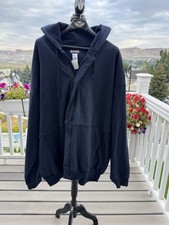BULWARK PROTECTIVE XXL-LN NAVY ZIP w/HOOD, FLAME RESISTANT, ARC, RETAIL 197.34