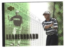 2001 Upper Deck PGA Golf Justin Leonard Leaderboard #94 NRMT