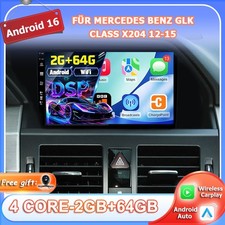 9"Für Mercedes Benz GLK Class X204 2012-15 ANDROID 16 AUTORADIO GPS NAVI CARPLAY 9"Für Mercedes Benz GLK Class X204 2012-15 ANDROID 16 AUTORADIO GPS NAVI CARPLAY