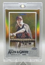 Justine Siegal [Gold Refractor] #228 /50 2020 Topps Allen Ginter Baseball Coach