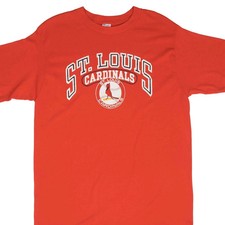 VINTAGE MLB ST LOUIS CARDINALS CHAMPION TEE SHIRT 1980S SIZE MEDIUM MADE IN USA