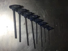 S-K DOUBLE DRIVE SAE T-HANDLE HEX ALLEN HEAD DRIVER SET France Missing 1/8