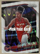 Damiris Dantas, Fever, Silver, Holo, Prizm, WNBA, Panini and Base-Pick Your Card