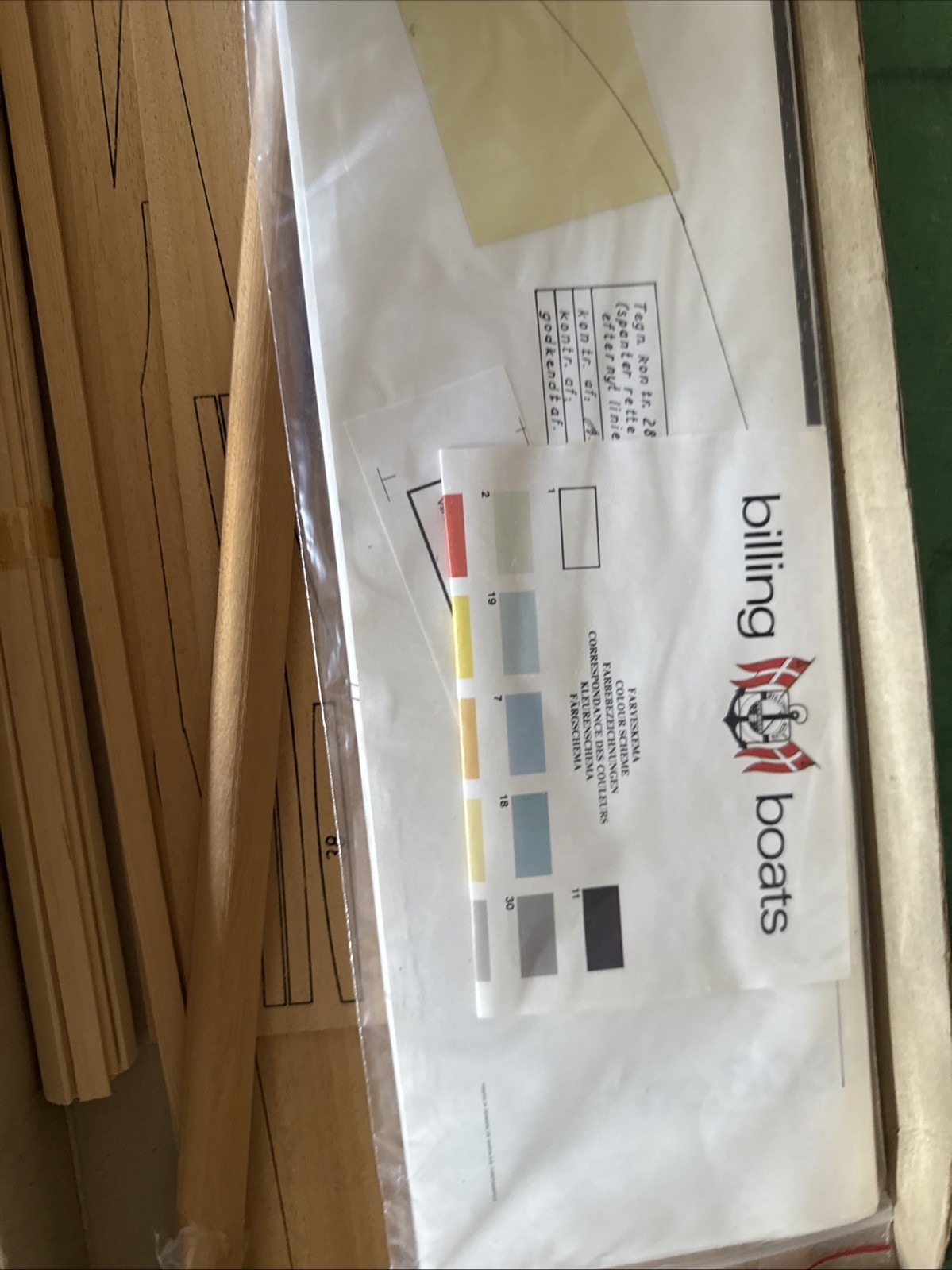 Billing Boats Dragon 1:12 Vintage Model Yacht #448 Complete New Open Box