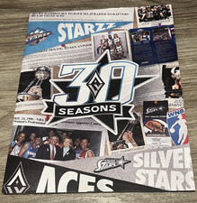 WNBA Las Vegas Aces 30 seasons celebration magazine. SGA