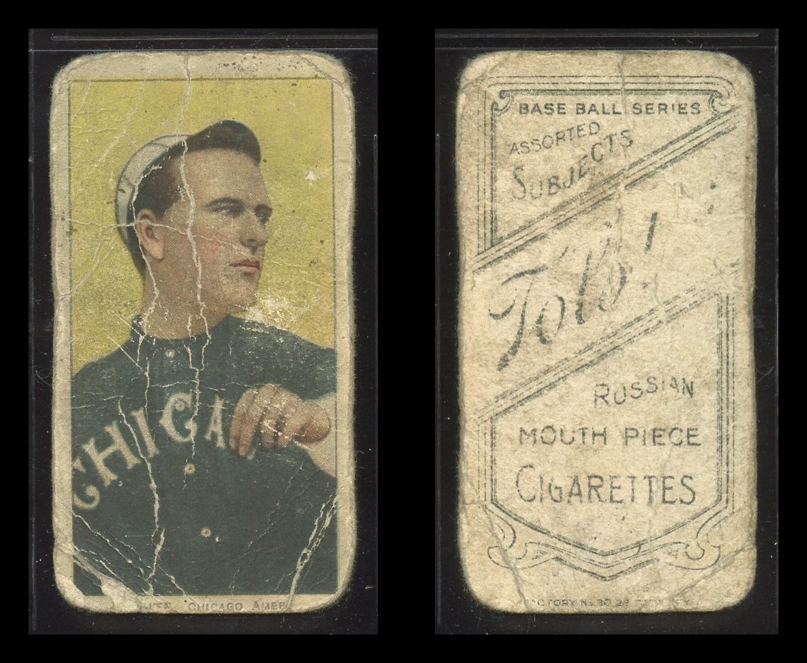 T206 Doc White Pitching ~~ PR condition ~~ Tolstoi back