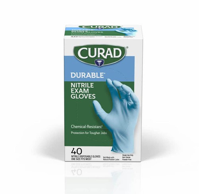 #ad Nitrile Ex Gloves Durable Powder Free Chemical Resistant One $19.37