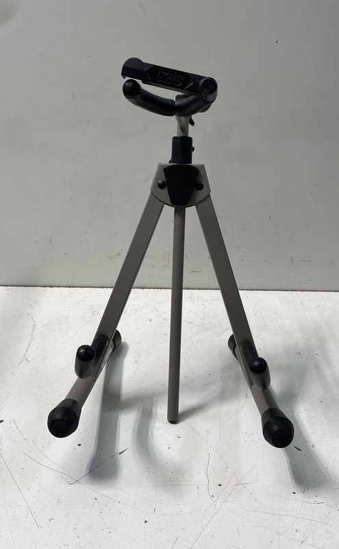Ingles Adjustable Tripod Guitar Stand Gray and Black Padded Arms