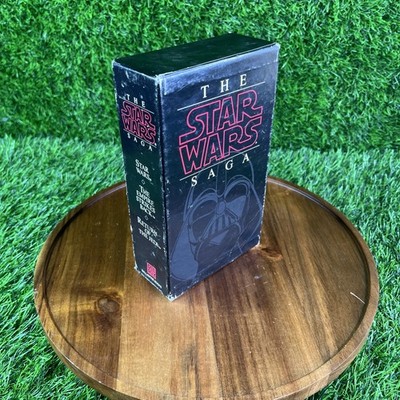 Vintage STAR WARS SAGA Boxed set Trilogy Del Rey Paperbacks 1983 George Lucas
