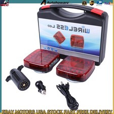 Wireless Trailer Lights Magnetic Set, IP67 Waterproof Car led Trailer Light