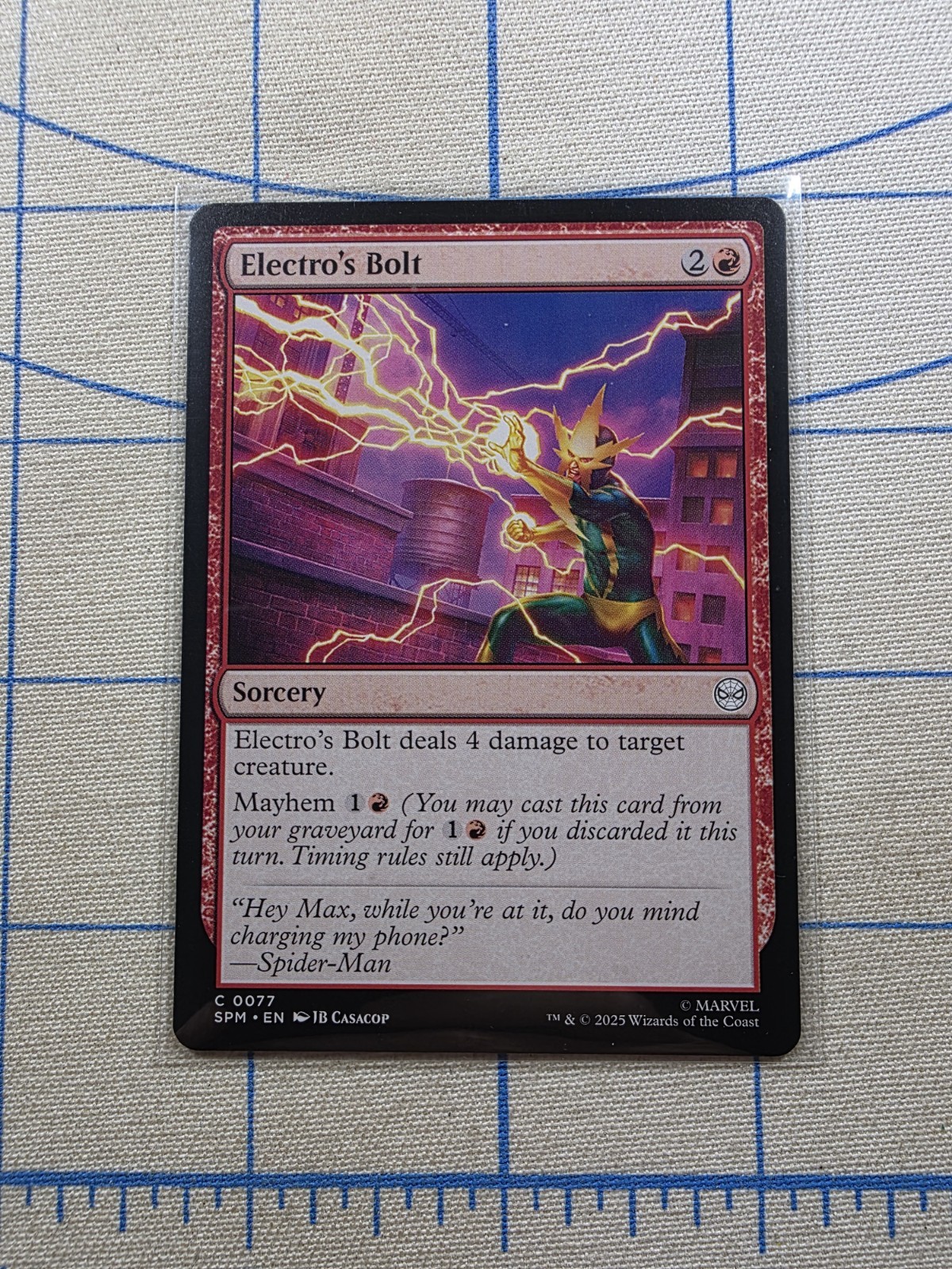 MTG, Electro's Bolt 77 - Regular - SPM - Magic the Gathering