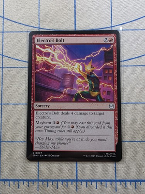 #ad MTG Electro#x27;s Bolt 77 Regular SPM Magic the Gathering $0.99