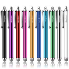 10 Pack Stylus Pens for Touch Screens, Mesh Fiber Tip Stylus Pens for ipad iP...