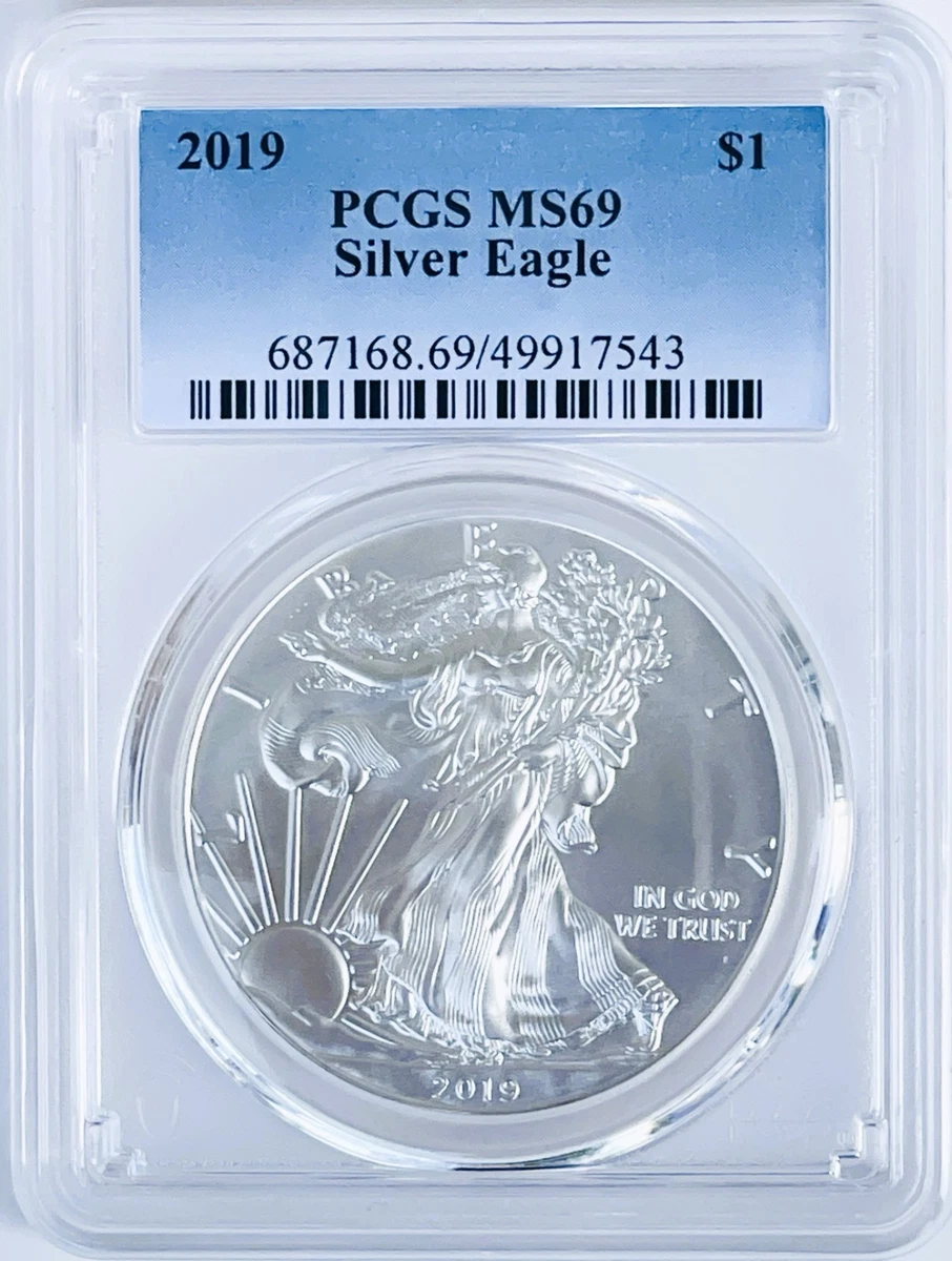 American Eagle MS 69 Graded 2019 Silver Bullion Coins for sale | eBay