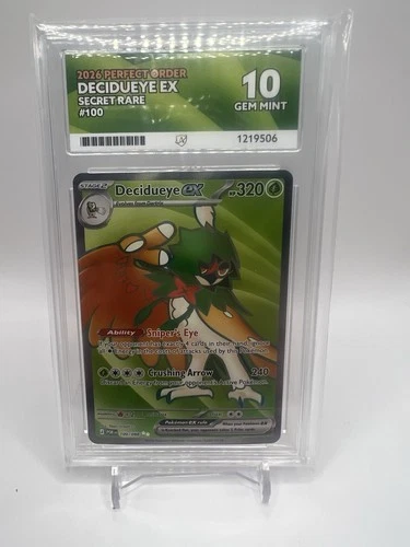 DECIDUEYE EX SECRET RARE PERFECT ORDER Ace 10
