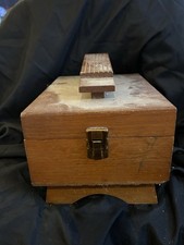 Vintage Shoe Shine Wooden Box - Used - Good Condition