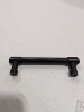 Emtek 86687US10B Jasper 4" Center Bar Pull from Industrial Modern Collection