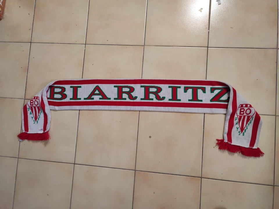 ECHARPE DE SUPPORTER RUGBY BIARRITZ OLYMPIQUE BO  BEL ETAT - Photo 2/4