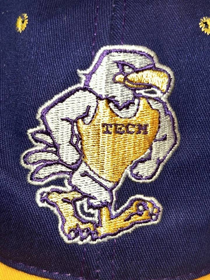 VINTAGE THE GAME TEXAS TECH UNIVERSITY TTU GOLDEN EAGLES HAT CAP FITTED 7 1/2 - Image 2 of 4