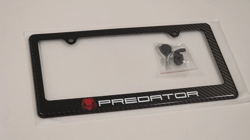 Predator 5.2L V8 for Shelby GT500 100% Carbon Fiber License Plate Frame Holder - Image 2 of 4