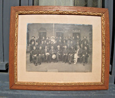 Cadre XIXème en bois chêne massif 35,5 X 29,5 cm Feuil 30,5 X 24,5+verre+photo