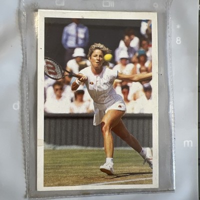 1987 A Question of Sport Chris Evert Lloyd Game Cards B210