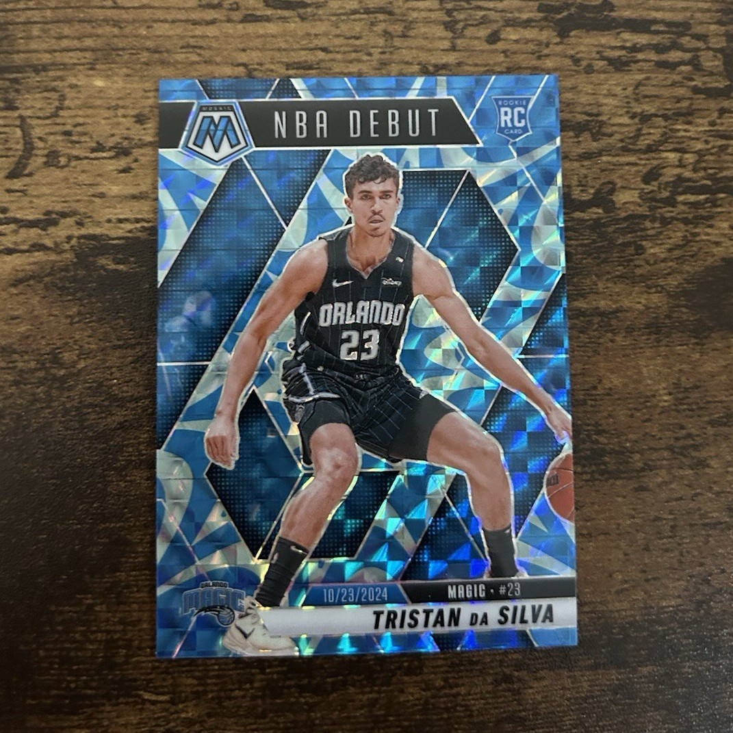 2024-25 Mosaic Blue Reactive Rookie NBA Debut Tristan Da Silva #266 NBA