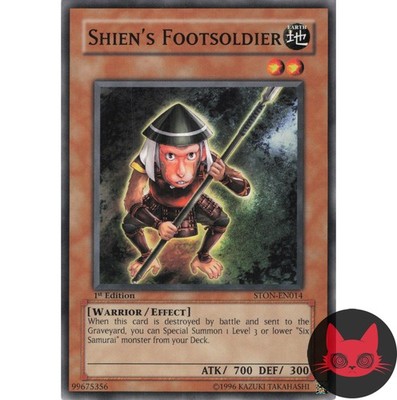 Yugioh Shiens Fußsoldat STON-DE014 Common 1. Auflage LP