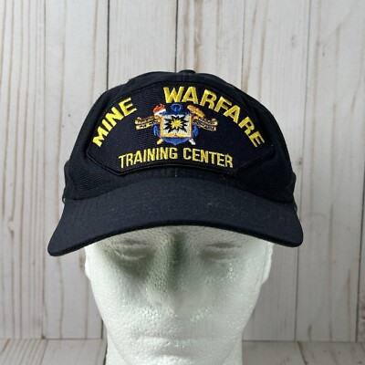 Mine Warfare Training Center The Corps Navy Blue Baseball Cap Hat One Size