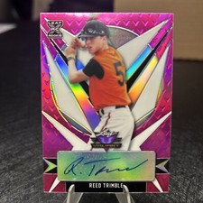 2021 Leaf Valiant - Pink #BA-RT1 Reed Trimble /25 (AU, RC)