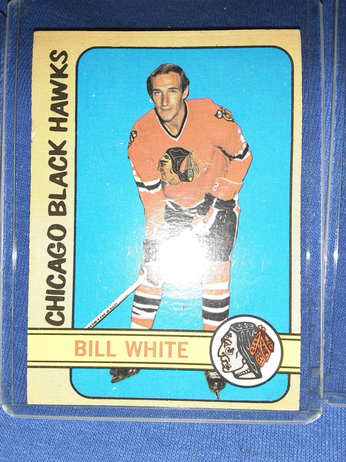 Bill White #40 Hockey Cards 1972 Topps trading card — raw and PSA graded price guide