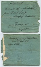 88663 - Feldpostbrief - Ingolstadt 5.9.1915 nach Br&uuml;ssel - mit Inhalt