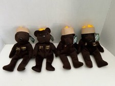 Bamm Beanos Bears Lot Of 4 Babe Ruth Mark McGwire Sammy Sosa Maris