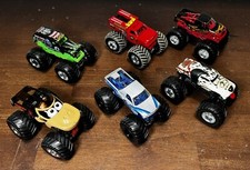 Hot Wheels Monster Jam Monster Truck Mattel 1:64 -Lot Of 6 Trucks backdraft
