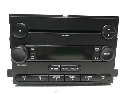 06-07 Ford Focus AM FM Radio CD Player OEM 6S4T-18C869-BD